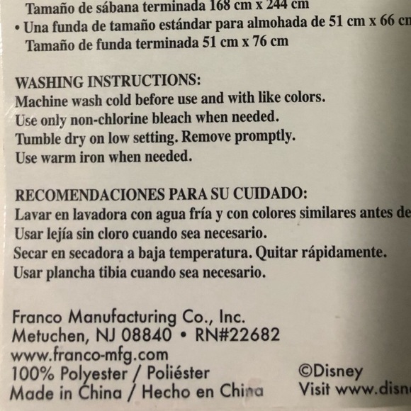 Disney Frozen twin size sheets - Picture 5 of 5